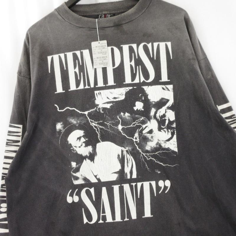 美品 SAINT Mxxxxxx セントマイケル LS TEE/TEMPEST SM-YS1-0000-011