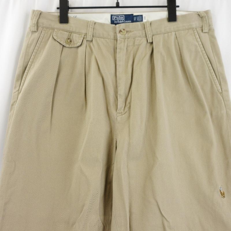 POLO RALPH LAUREN for BEAMS ポロ チノパン Cotton Twill 2Pleat BIG