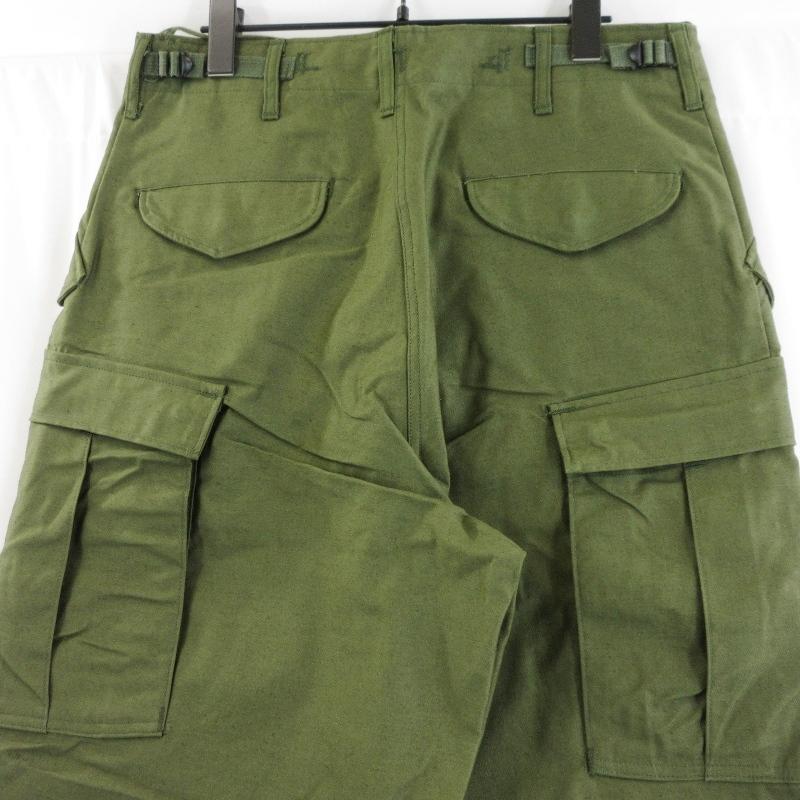 m-65 カーゴパンツ　67年製 67年製 m65 フィールドパンツ 初期 希少サイズ small short vintage】M