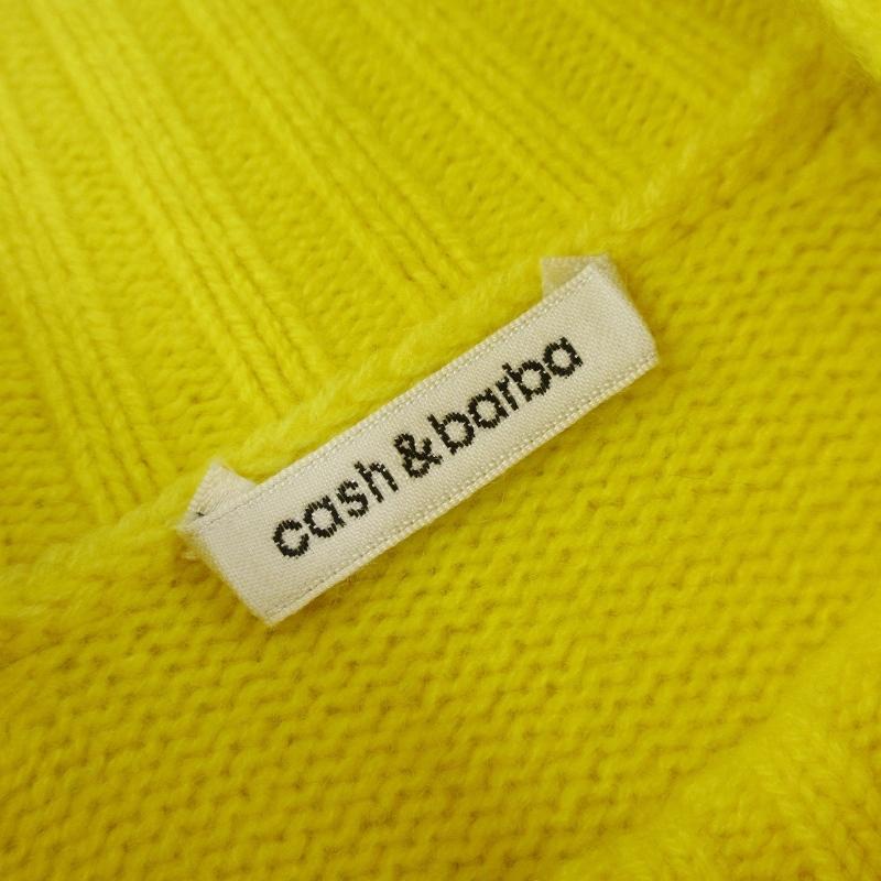 美品 cash&barba キャッシュアンドバルバ カシミヤ タートルネック