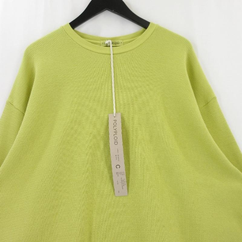 未使用 POLYPLOID ポリプロイド OVERSIZE LONGSLEEVE C C-7-001-061