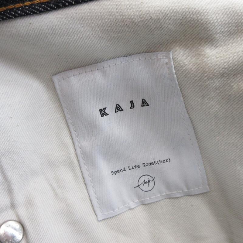 美品 KAJA カジャ デニムパンツ STANDARD RIGID SELVEDGE DENIM PANTS