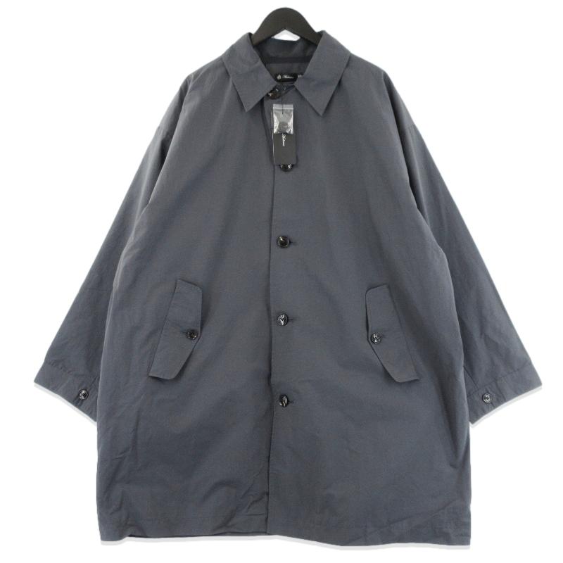 未使用 UPSCAPE AUDIENCE アップスケープオーディエンス ステンカラーコート AUD7356 綿ナイロン高密度ポプリン ブラック 黒 L  70017524 未使用 UPSCAPE AUDIENCE アップスケープオーディエンス ステンカラー