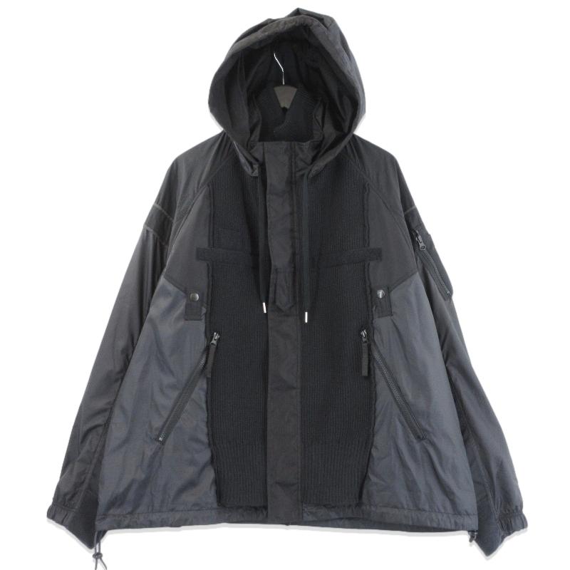 未使用 elephant TRIBAL fabrics エレファントトライバルファブリクス Chaos Blouson E06-CHAO25F 25AW ブラック 黒 F  70017585 未使用 elephant TRIBAL fabrics エレファントトライバルファブリクス