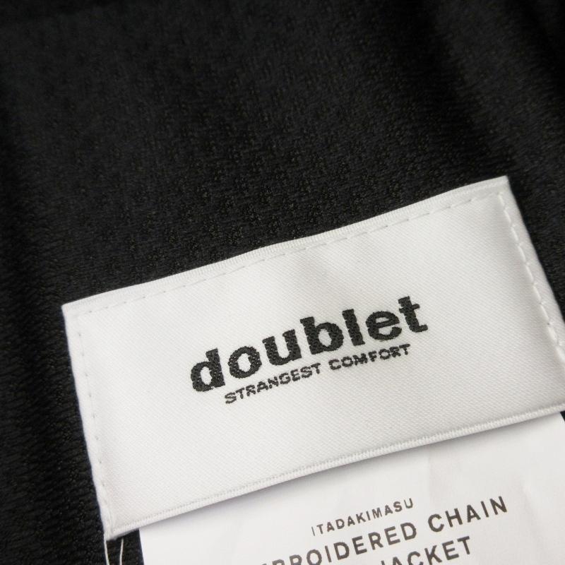 未使用 doublet ダブレット EMBROIDERY CHAIN TRACK JACKET