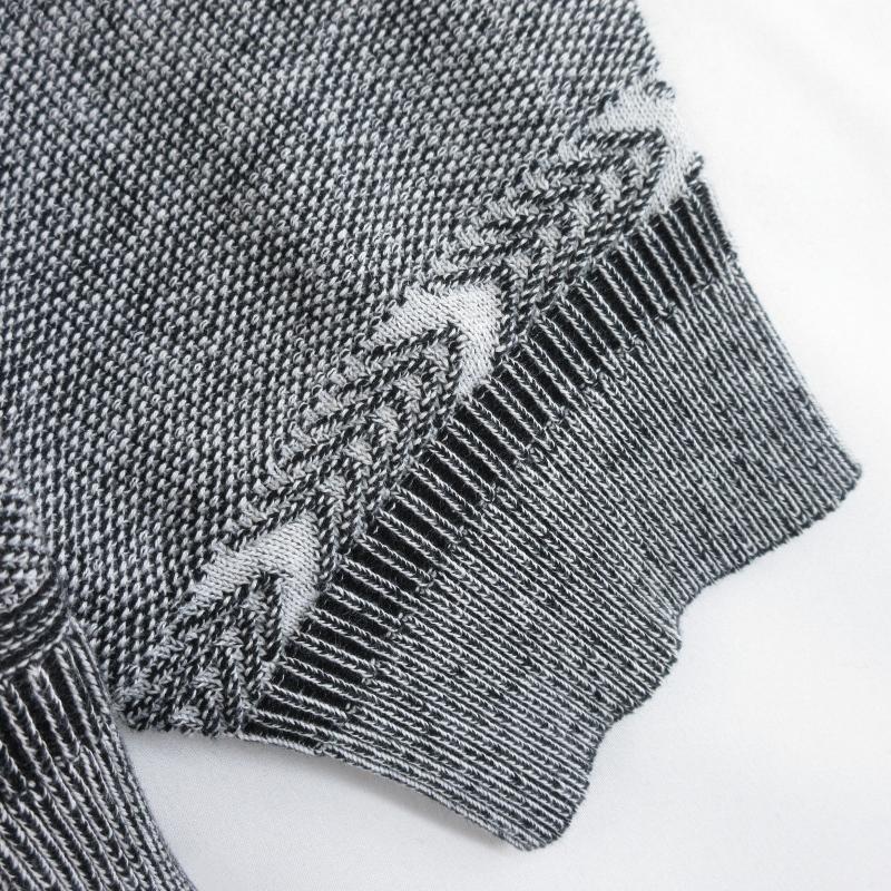 未使用 YASHIKI ヤシキ Senshun Zip Hoodie YSK-26SS-KN01 ジップパーカー 浅春ジップフーディー コットン 日本製 MIX-GRAY 1 70017636_6