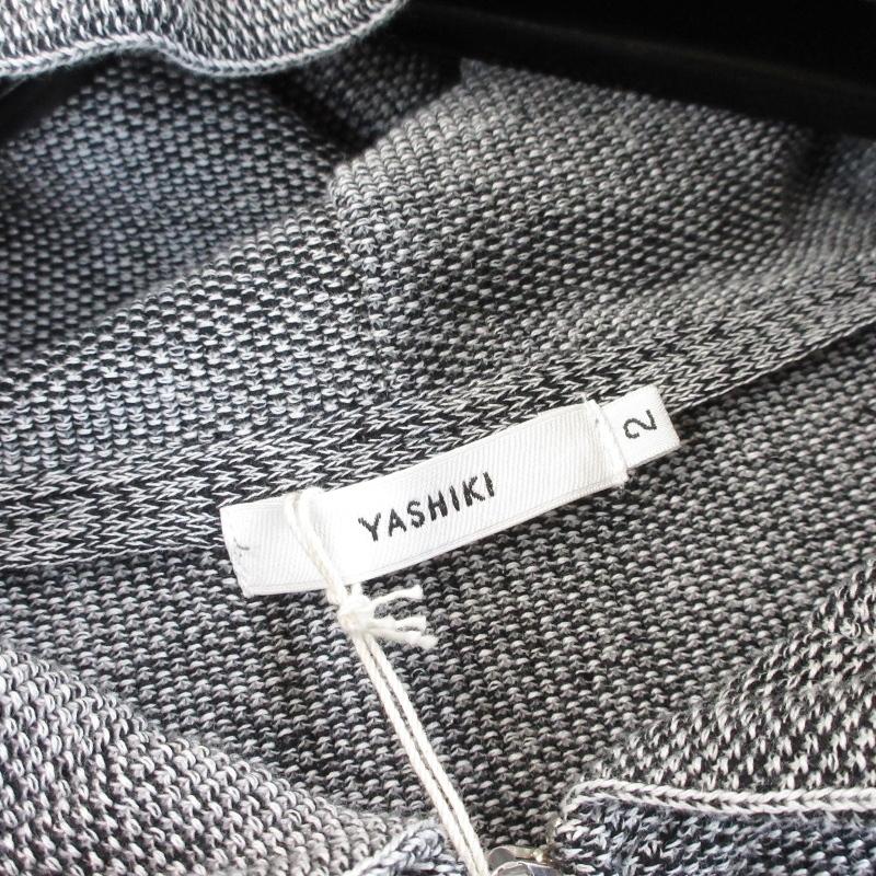 未使用 YASHIKI ヤシキ Senshun Zip Hoodie YSK-26SS-KN01 浅春ジップフーディー ジップパーカー 日本製 MIX-GRAY 2 70017645_3