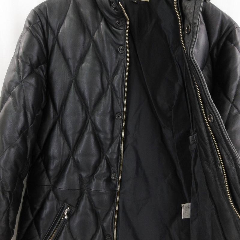 REDMOON RED MOON レッドムーン レザー ダウンジャケット キルティング  