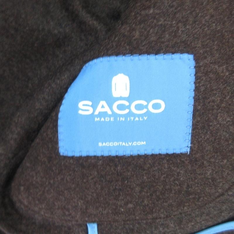 美品 SACCO ザッコ テーラードジャケット 2釦 アンコン仕立て カノニコ 