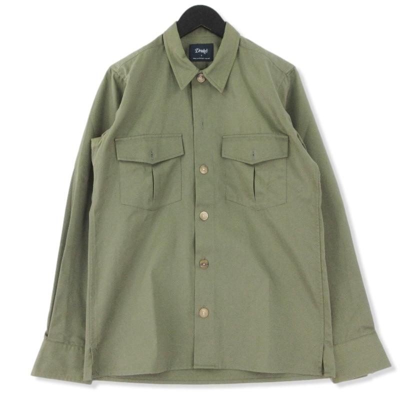 美品 Drake's ドレイクス ワークシャツ ジャケット イギリス製 CPO 長袖シャツ コットン オリーブ 3 メンズ 中古 71000186 : 71000186 : クラシック - 通販 - Yahoo!ショッピング 美品 Drake's ドレイクス ワークシャツ ジャケット イギリス製 CPO 長袖シャツ コットン オリーブ 3 メンズ 中古 71000186 : 71000186 : クラシック - 通販 - Yahoo!ショッピング