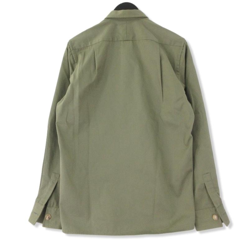 美品 Drake's ドレイクス ワークシャツ ジャケット イギリス製 CPO 長袖シャツ コットン オリーブ 3 メンズ 中古 71000186 美品 Drake's ドレイクス ワークシャツ ジャケット イギリス製 CPO 長袖シャツ コットン オリーブ 3 メンズ 中古 71000186