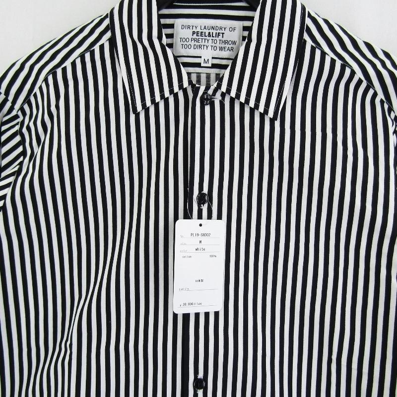 未使用 PEEL&LIFT ピールアンドリフト 長袖シャツ flat collar L/S 