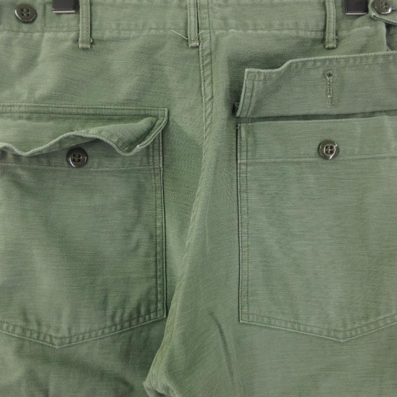 【orslow】ボタンフライ/ベイカーパンツ/ファティーグ/パンツ 楽天市場】【orslow】HERRINGBONE SUMMER FATIGUE PANTS Button