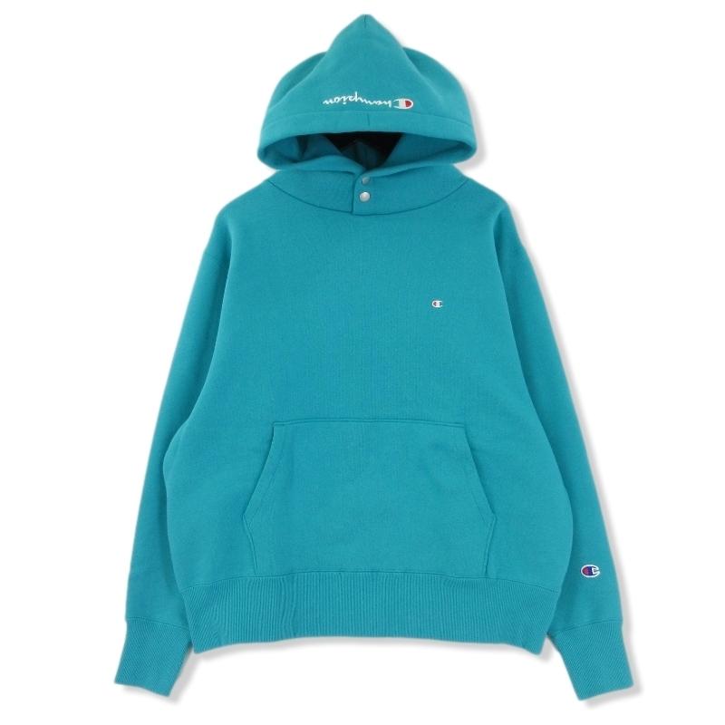 未使用 Champion × BEAMS チャンピオン スナップスウェットパーカ 