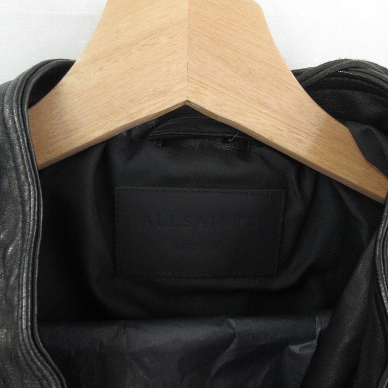 未使用 ALLSAINTS オールセインツ HOPKIN LEATHER JACKET ML014T