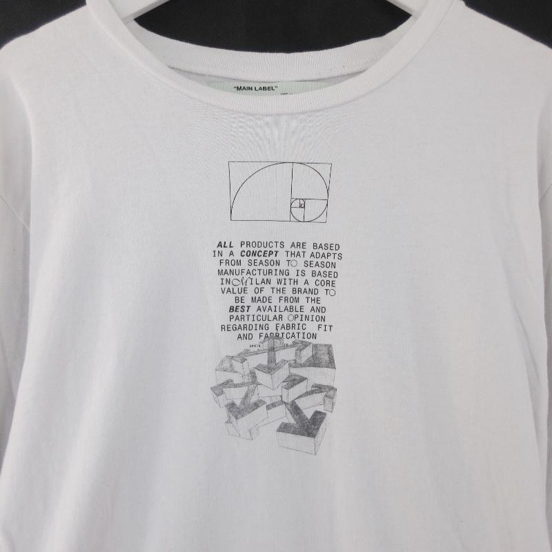 off white OFF-WHITE オフホワイト 長袖Tシャツ DRIPPING ARROWS