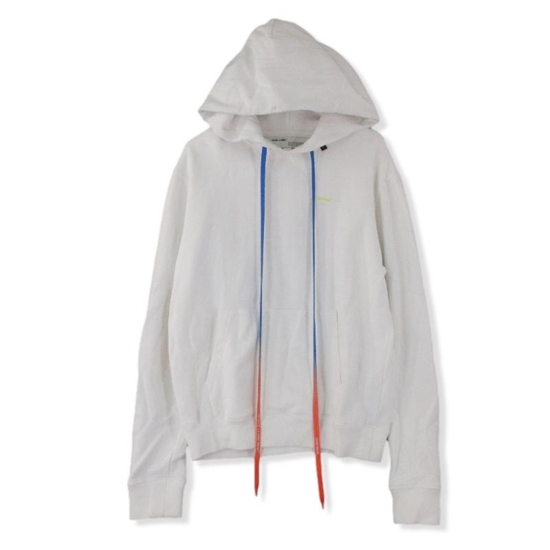 off white OFF-WHITE オフホワイト スリム フーディー ACRYLIC ARROWS 