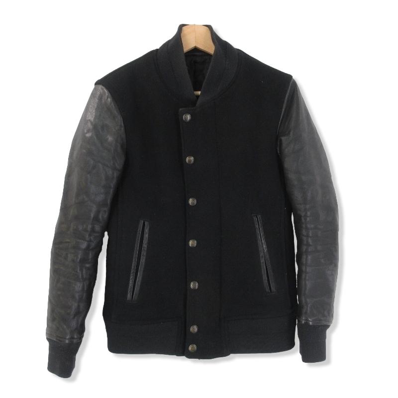 LOUNGE LIZARD スタジャン 黒 美 【公式通販】