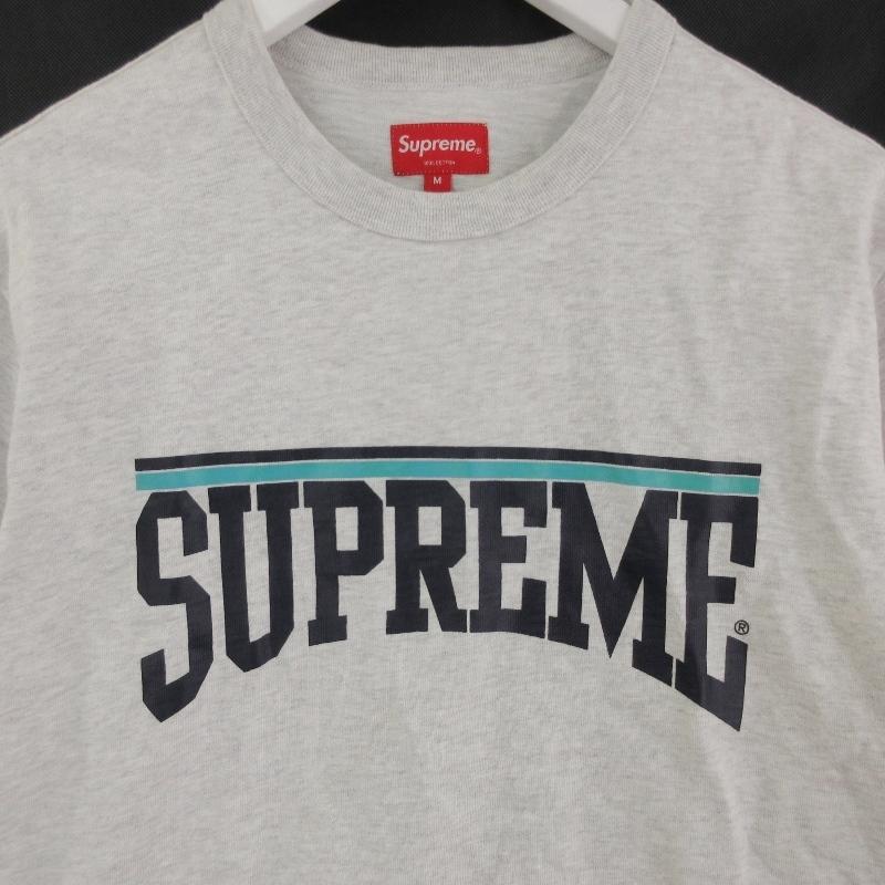 SUPREME シュプリーム 半袖Tシャツ Arch S/S Top  グレー M メンズ  中古 71000937｜classic｜03