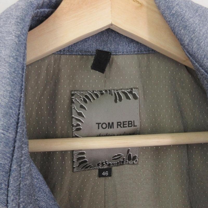 TOM REBL トムレベル ダブル ジャケット TU0381 デニム ブルー