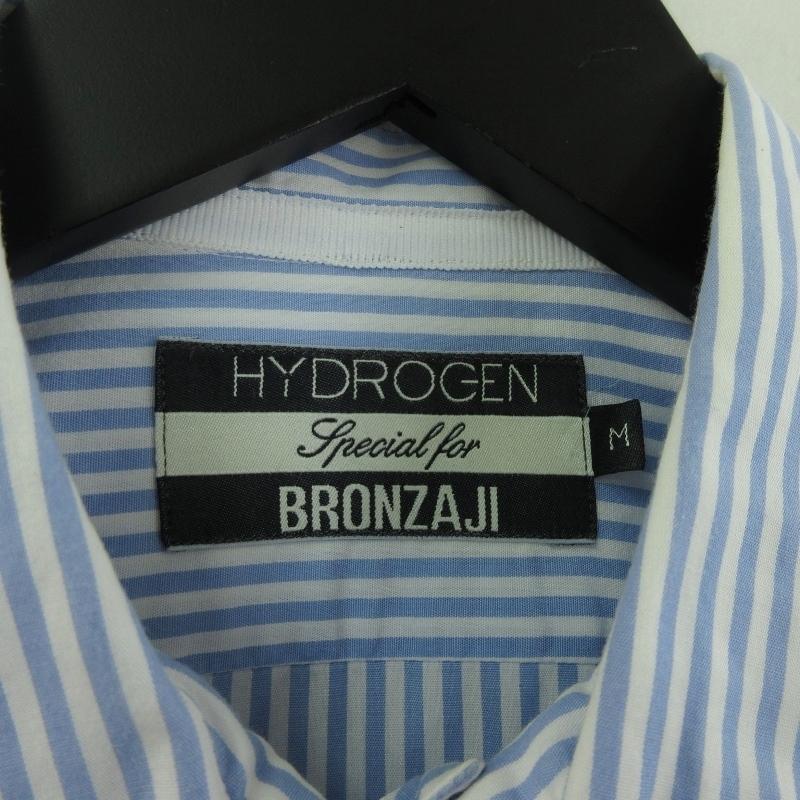 HYDROGEN ハイドロゲン 長袖シャツ ストライプ スターポケット