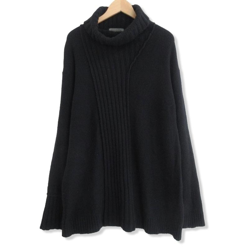 Yohji Yamamoto ヨウジヤマモト リブハギ折返タートルB HC-K13