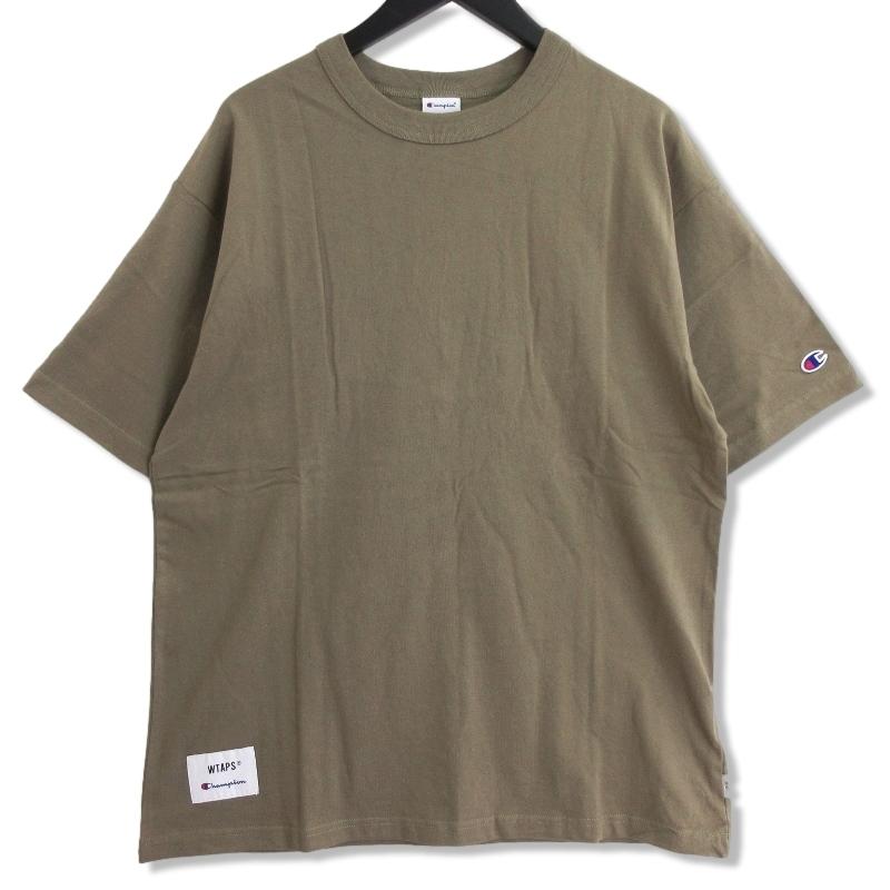 WTAPS 未使用 × Champion ダブルタップス 半袖Tシャツ ACADEMY 