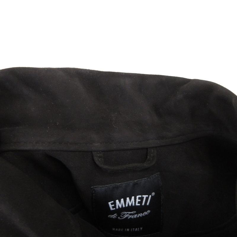 未使用 EMMETI エンメティ COLIN A-2 ジャケット コリン ゴートレザー 