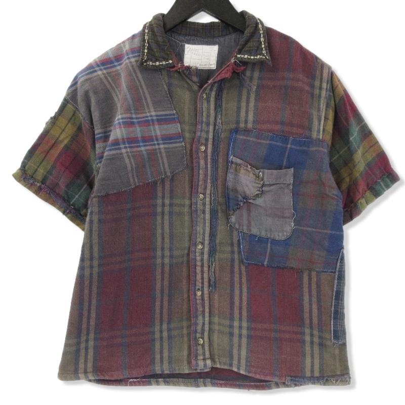Porter Classic ポータークラシック 半袖シャツ リメイクシャツ 