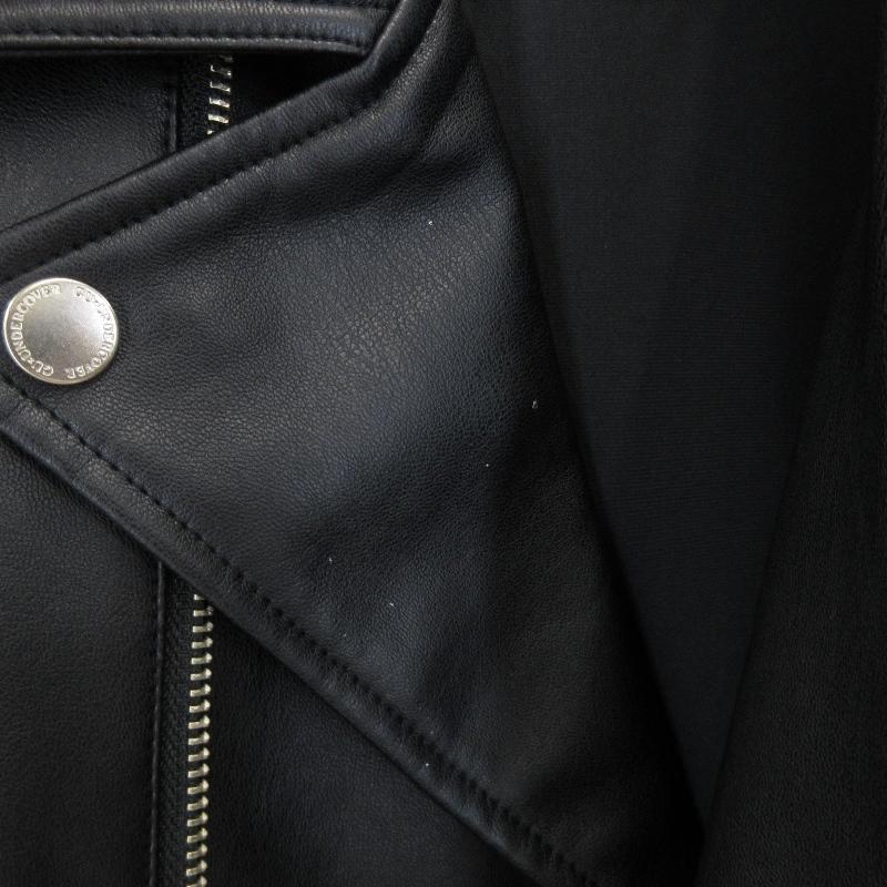 【未使用】ジーユー　アンダーカバー　フェイクレザージャケット　Lサイズ GU × UNDERCOVER ジーユー アンダーカバー ダブルライダース