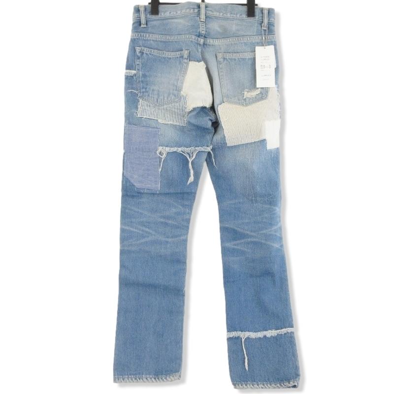 未使用 SEVESKIG セヴシグ HARD CRUSH DENIM MODEL ROKURO PT-SV 未使用 SEVESKIG セヴシグ HARD CRUSH DENIM MODEL ROKURO PT-SV