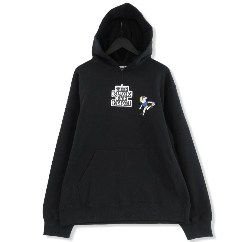 未使用 BLACK EYE PATCH ブラックアイパッチ CHILDREN AT PLAY HOODIE 