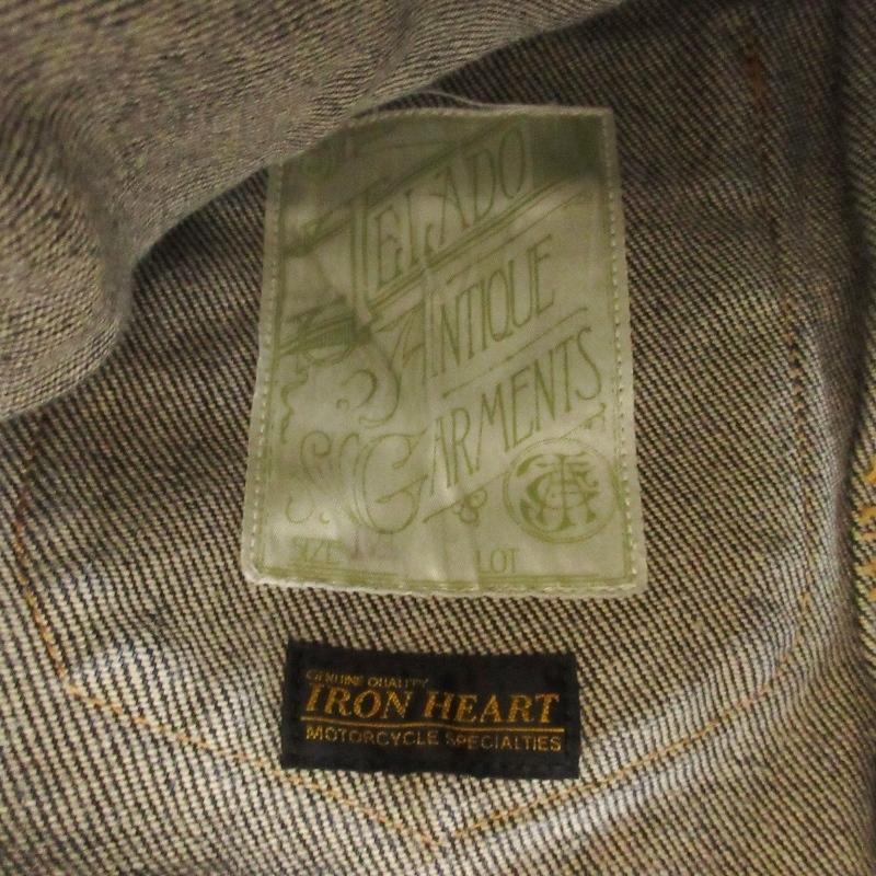JELADO × IRON HEART ジェラード アイアンハート 21oz Spendall Jacket デニムジャケット 1stタイプ ...