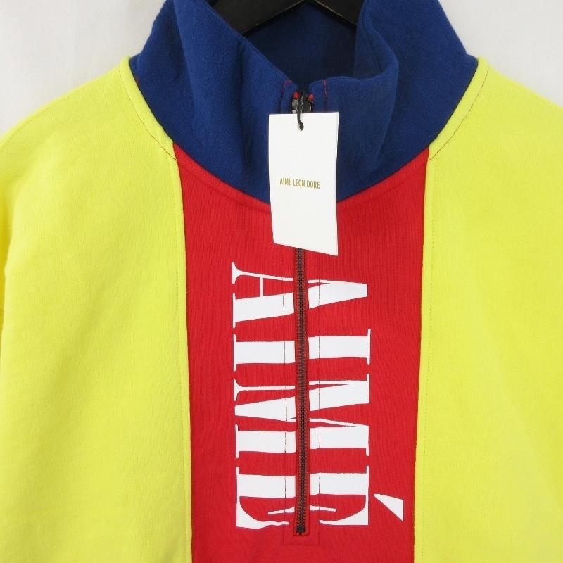 未使用 Aime Leon Dore エメレオンドレ HALF ZIP SWEAT ハーフジップ 