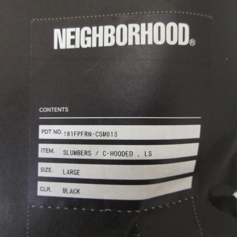 未使用 NEIGHBORHOOD × Fragment ネイバーフッド SLUMBERS / C-HOODED . LS 181FPFRN