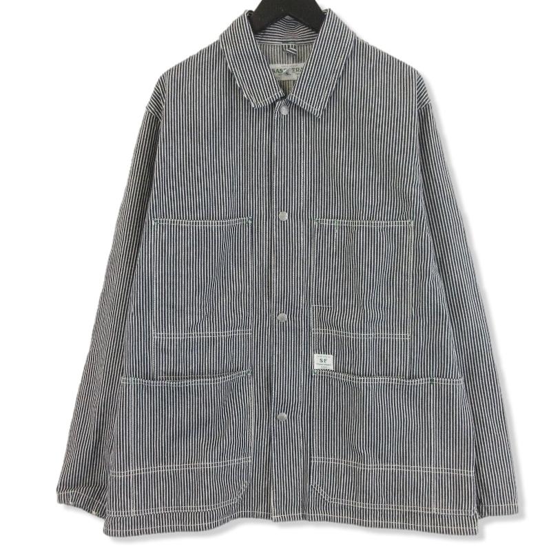 SASSAFRAS ササフラス Transplant Jacket ヒッコリー トランス