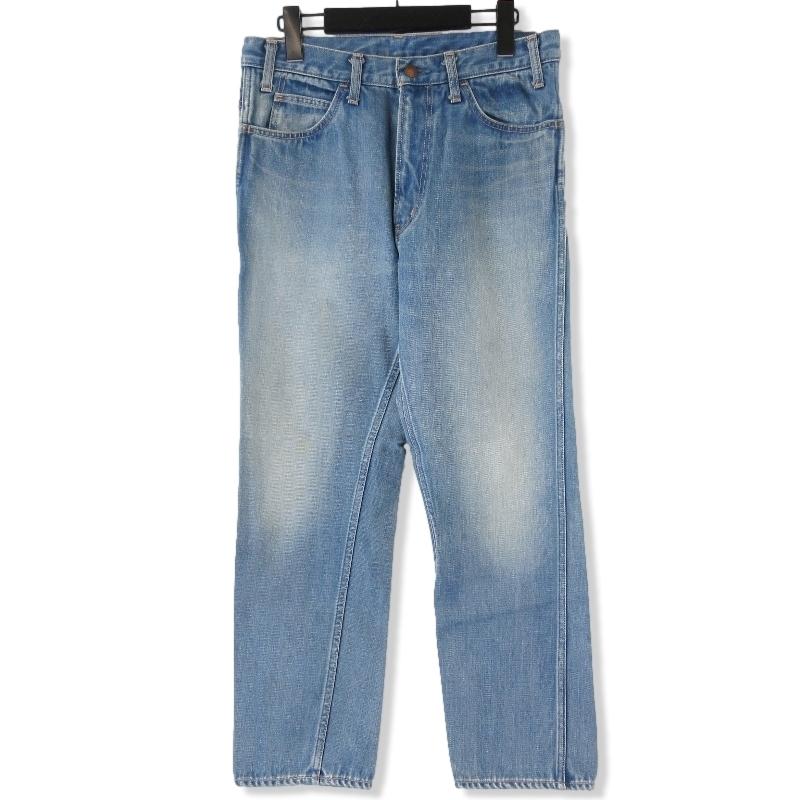 UNUSED ダメージ加工 ブルーデニムパンツ UNUSED アンユーズド BEAMS ビームス別注 ダメージ加工 606