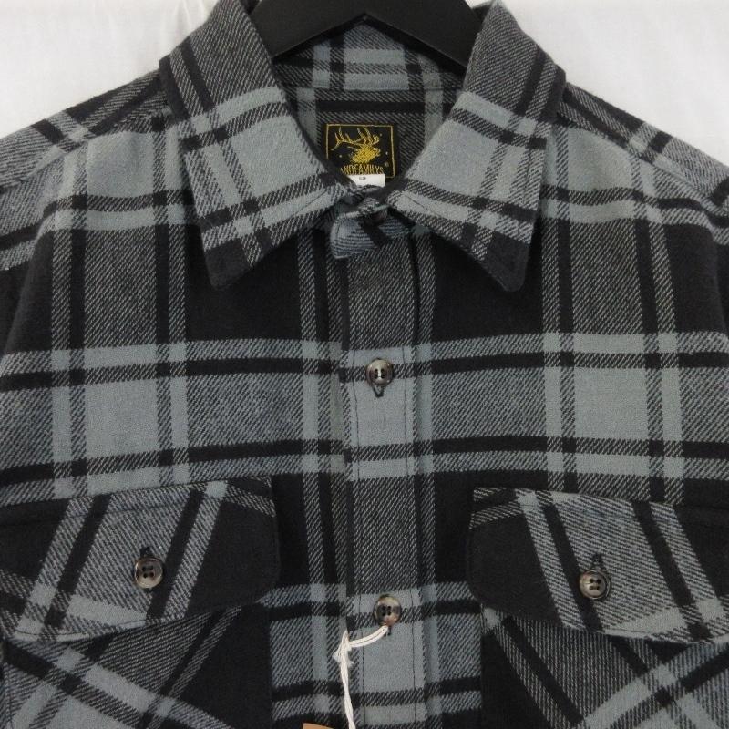 未使用 ANDFAMILY アンドファミリー 長袖ネルシャツ SHL-1812546