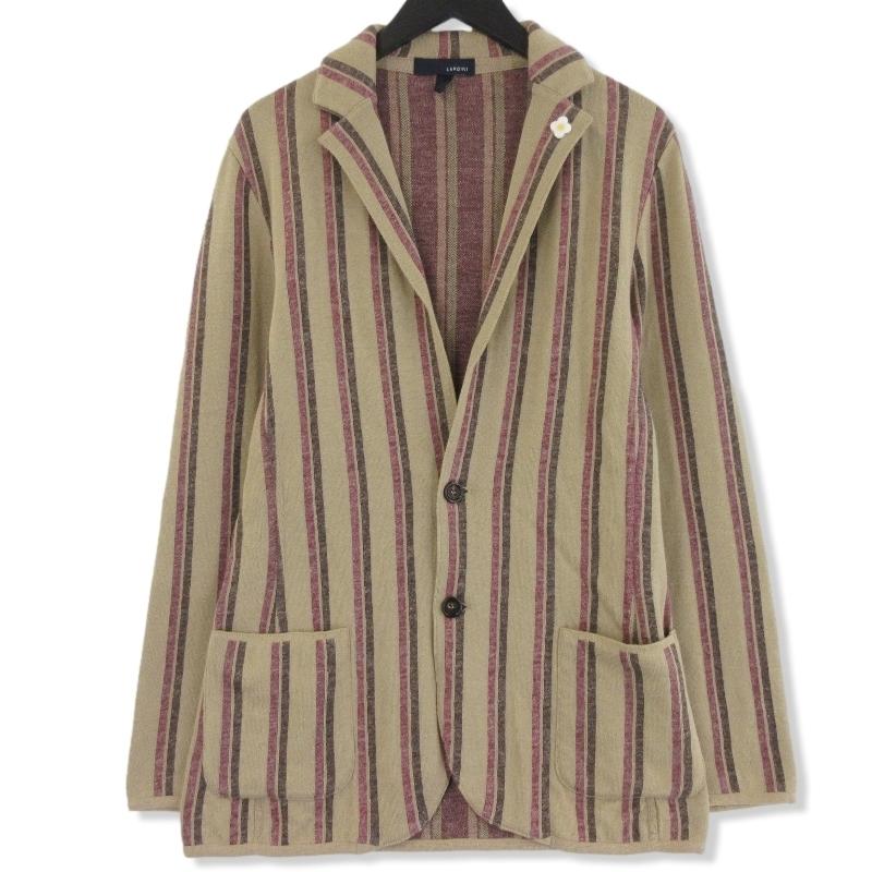 LARDINI ラルディーニ 2Bテーラードジャケット JRLJM22 ストライプ 