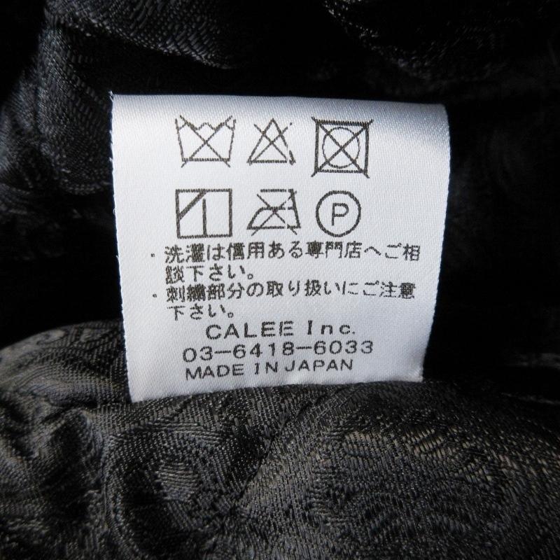 CALEE キャリー コットン スーベニアジャケット 刺繍 中綿
