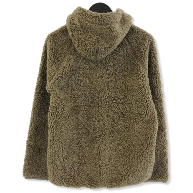 【未使用品】ジムフレックス ボアフリースジャケット くるみボタン 16 未使用 Gymphlex ジムフレックス くるみボタンフードボア