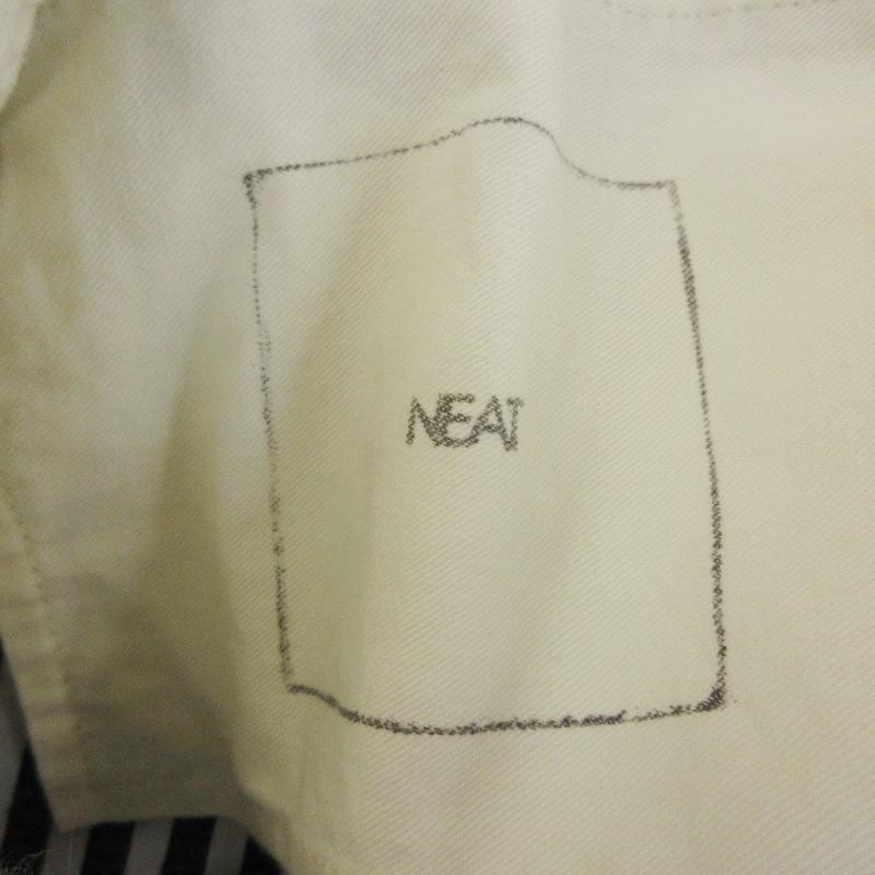 NEAT ニート ワイドパンツ シアサッカー ストライプ ワーク