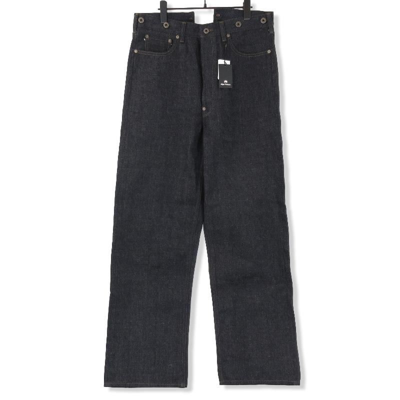 未使用 Nigel Cabourn ナイジェルケーボン RAILMAN DENIM PANT 8045-00-50025 レイルマンデニムパンツ インディゴ 32  71004588｜classic