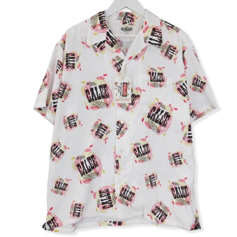 CALEE 未使用 キャリー Allover feather pattern amunzen cloth S/S 