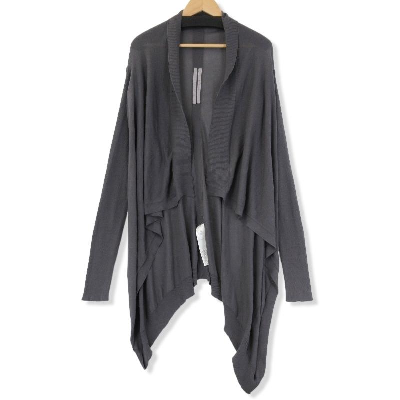 Rick Owens リックオウエンス カーディガン 18SS ドレープロングラップ Long Wrap Cardigan DIRT グレー M  71005003 : 71005003 : クラシック - 通販 - Yahoo!ショッピング