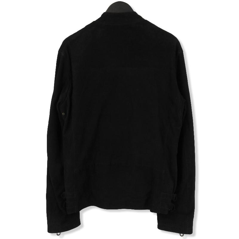 Cinquanta ダブルライダース ゴートスエード H517 ブラック 44 CINQUANTA チンクアンタ ダブルライダース ゴート スエード