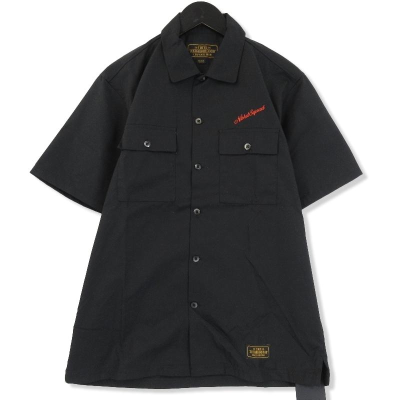 NEIGHBORHOOD 美品 ネイバーフッド 半袖ワークシャツ 201TSNH-SHM12 