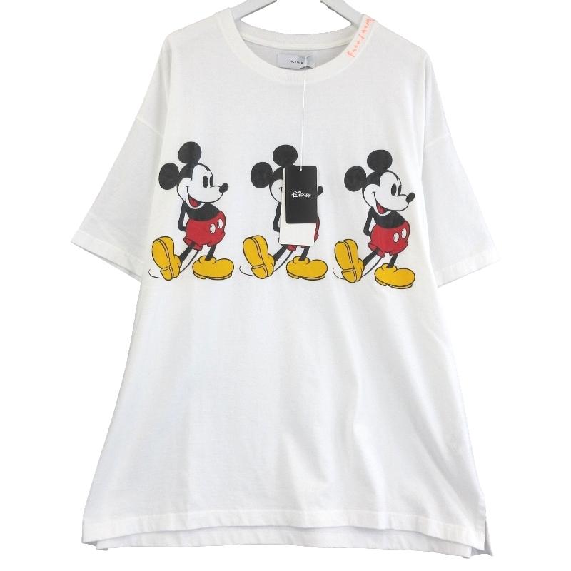 FACETASM ミッキーマウス MIMI-TEE-U12 FACETASM - MICKEY LAYERD LONG SLEEVE TEE / Tシャツ / MIMI