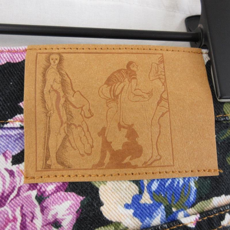 ■新品未使用■マーティンローズ　総柄デニムパンツ　Rマーク 未使用 Martine Rose マーティンローズ デニムパンツ MR229F