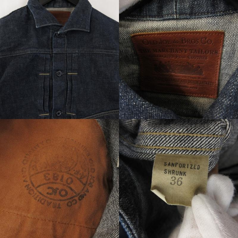 OLD JOE & CO. オールドジョー デニムジャケット 12-AW-RVB G OLD JOE & CO. オールドジョー デニムジャケット 12-AW-RVB G
